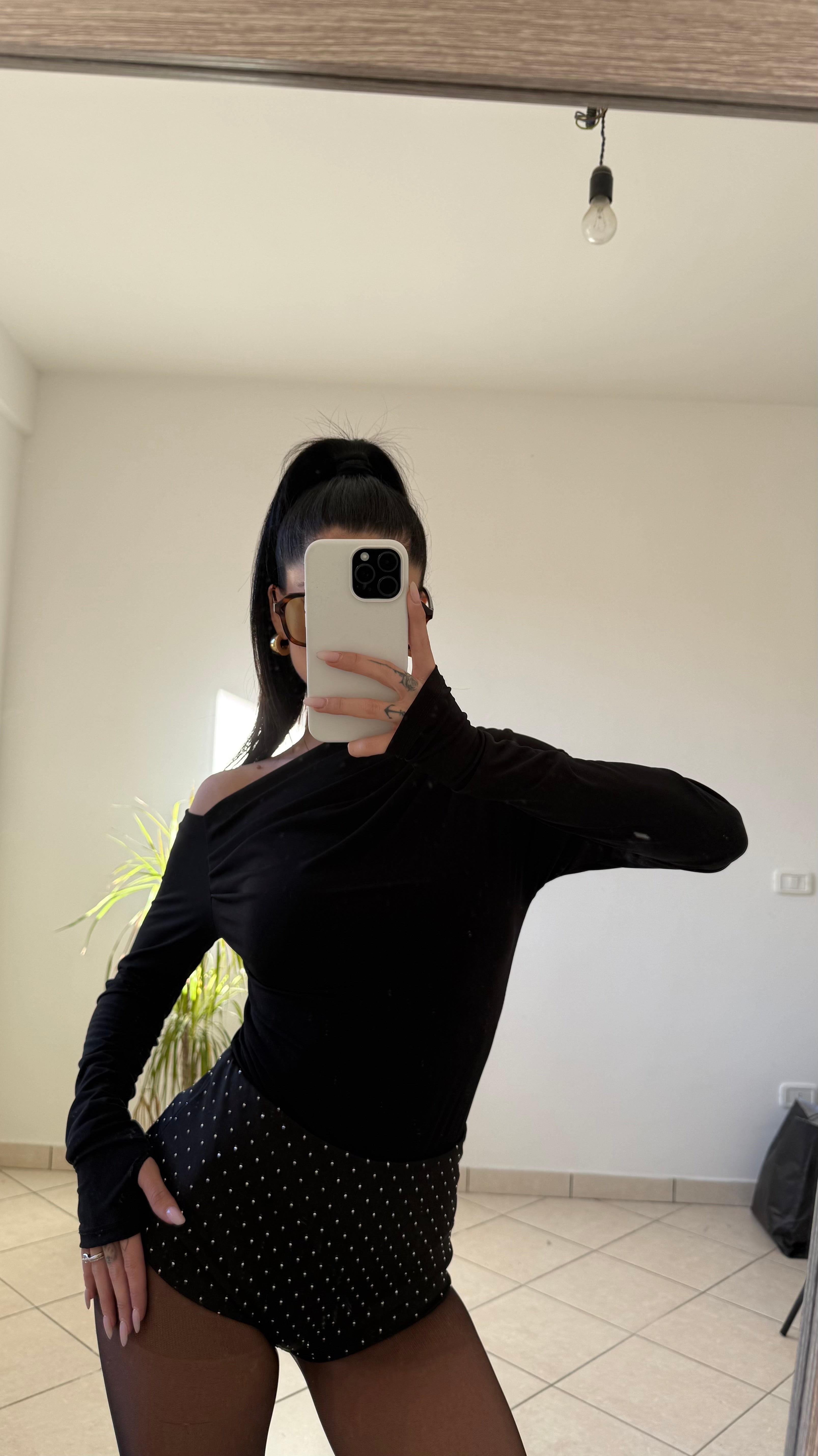 Body asimmetrico nero