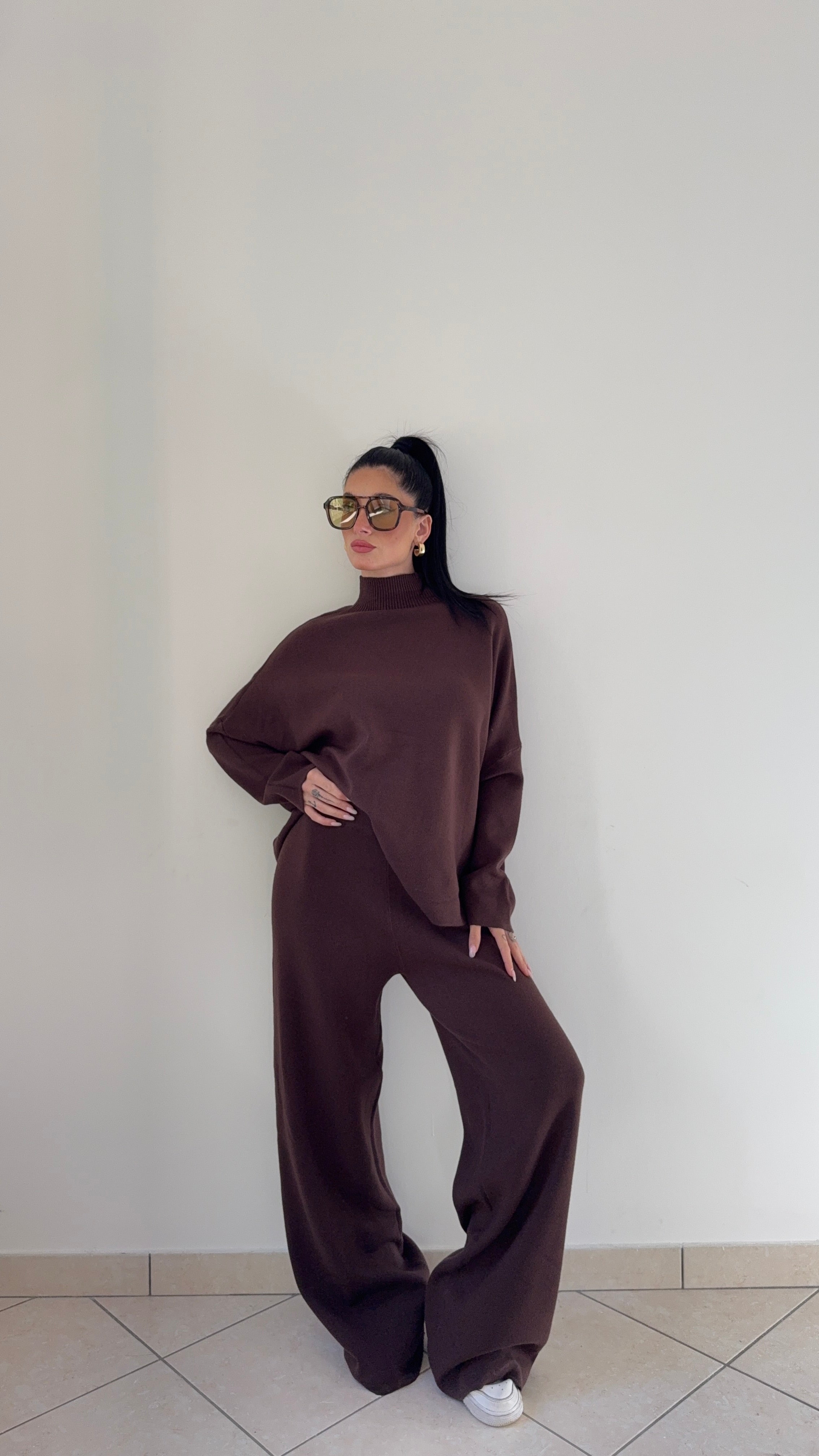 Set In Maglia Marrone